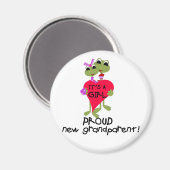 Froschmutter von Girl Tshirts und Geschenken Magnet (Vorderseite/Rückseite)