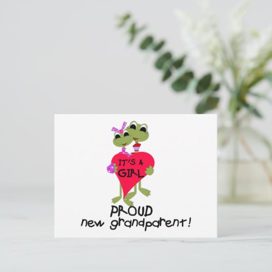 Froschmutter von Girl Tshirts und Geschenken Postkarte (Stehend Vorderseite)