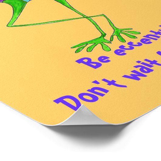 Froschnachrichten Poster (Ecke)