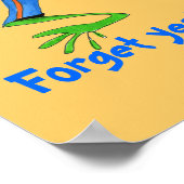 Froschnachrichtenposter Poster (Ecke)