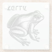 Froschpest für Seder Glasuntersetzer (Rückseite)