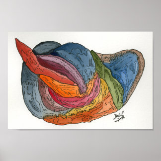 Froschpfosten Poster