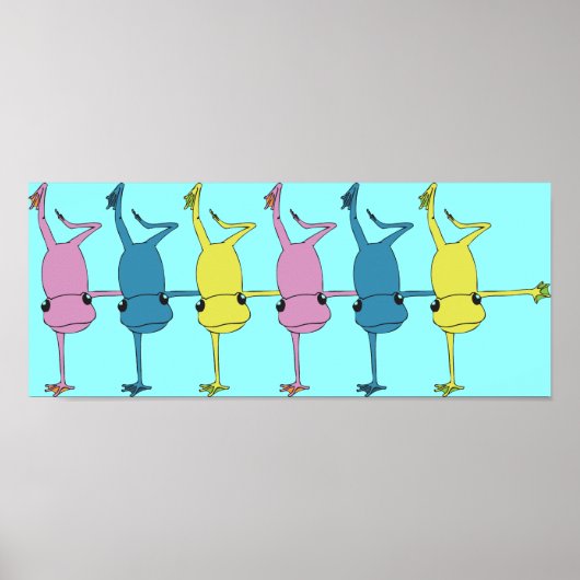 Froschplakat AB 14.95 Uhr Poster (Vorne)