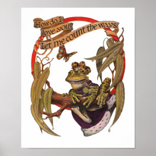Froschplakat Poster