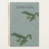 Froschplaner mit Option "Anpassungsname" Planer (Vorderseite)