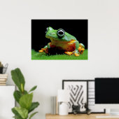 Froschposter Poster (Heimbüro)