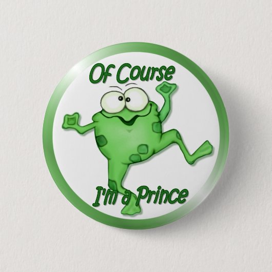 Froschprinz Button (Vorderseite)