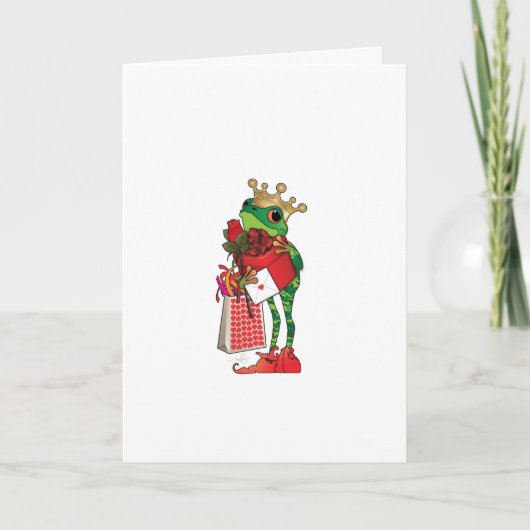 Froschprinz der Herzen Karte (Vorderseite)