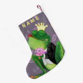 Froschprinz Funny Christmas Strumpf Individuelle N Kleiner Weihnachtsstrumpf (Rückseite (Hängend))