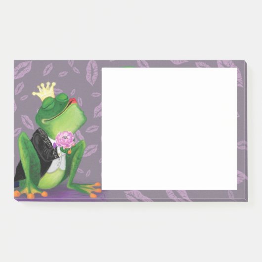 Froschprinz Funny Post es Notizen (Vorderseite)