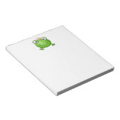 Froschprinz. Happy Frog. Notizblock (angewinkelt)