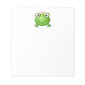 Froschprinz. Happy Frog. Notizblock (Vorderseite)