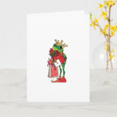 Froschprinz Karte (Gelbe Blume)