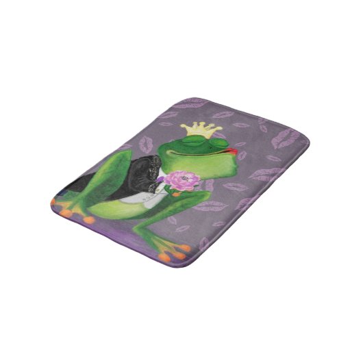 Froschprinz - Kiss Badematte (Schrägansicht)