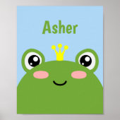 Froschprinz oder Prinzessin Poster (Vorne)