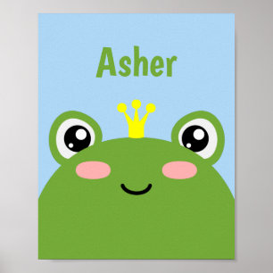 Froschprinz oder -prinzessin poster