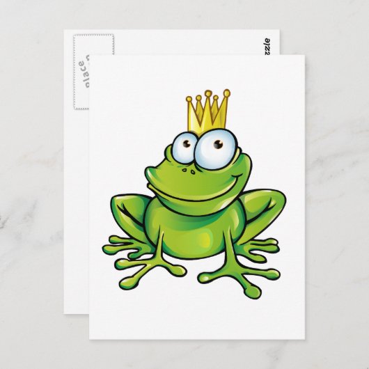Froschprinz Postkarte (Vorne/Hinten)