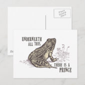Froschprinz Postkarte (Vorne/Hinten)