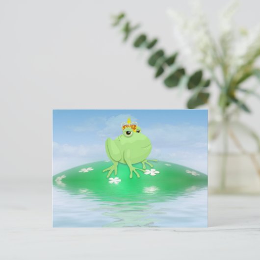Froschprinz Postkarte (Stehend Vorderseite)