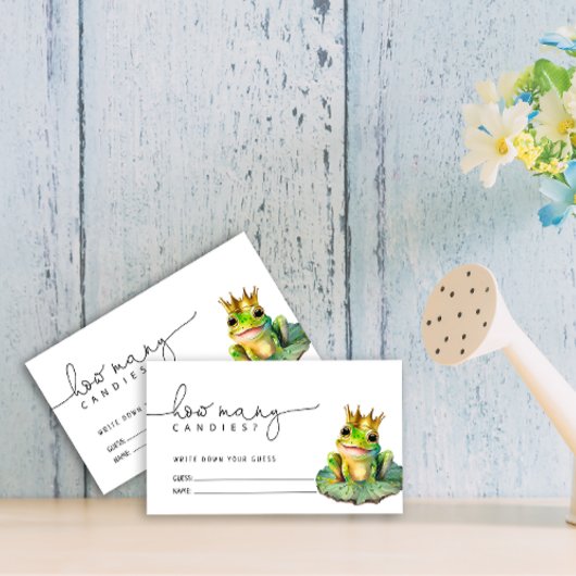 Froschprinz rächt, wie viele Kanadier Begleitkarte