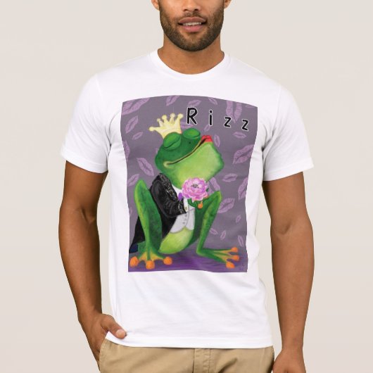 Froschprinz Rizz T-Shirt (Vorderseite)