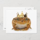 Froschprinz - Vorderseite Postkarte (Vorne/Hinten)