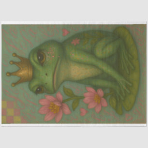 Froschprinzessentkundungspapier - Kronenkronen Seidenpapier