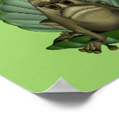 Froschprinzessin Kids Room Personalisiert Wall Pos Poster (Ecke)