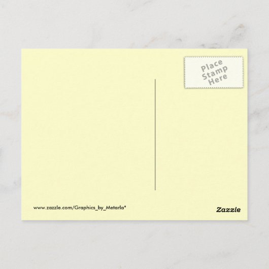 Froschprinzessin und Froschprinz, mit Herzen. Postkarte (Rückseite)