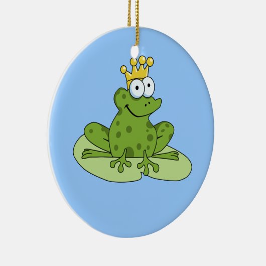 Froschprinzschmuck Keramik Ornament (Rechts)