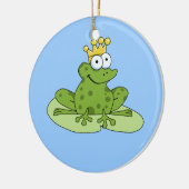 Froschprinzschmuck Keramik Ornament (Links)