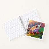 Froschregenbedeckung Notizblock (Innenseite)