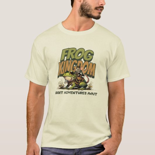 Froschreich: Ribbit Adventures erwarten T - Shirt (Vorderseite)