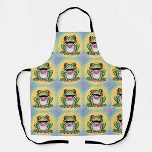 Froschs sanftes Lächeln Schürze