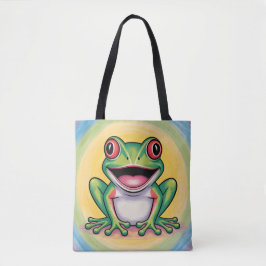 Froschs sanftes Lächeln Tasche