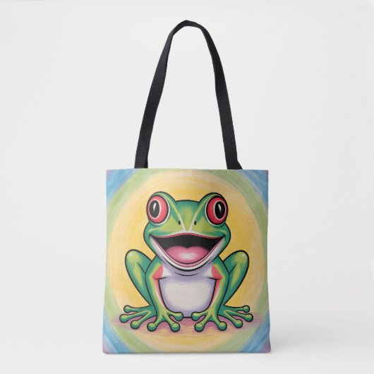 Froschs sanftes Lächeln Tasche (Vorderseite)