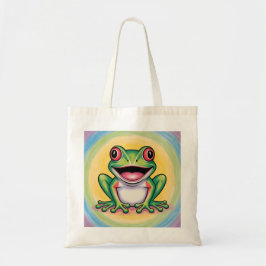 Froschs sanftes Lächeln Tragetasche