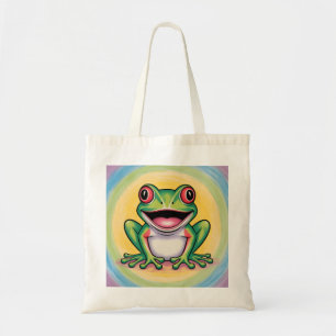 Froschs sanftes Lächeln Tragetasche