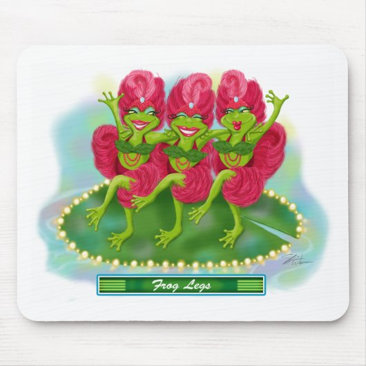 Froschschenkel Mousepad (Vorne)