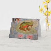 Froschschenkelrumpf Karte (Gelbe Blume)