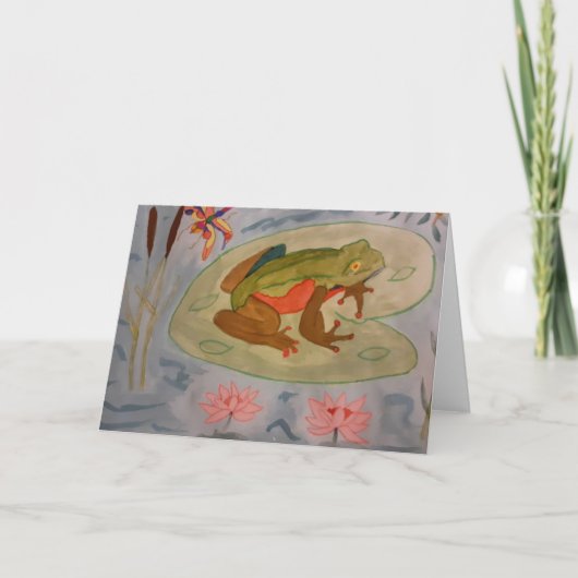 Froschschenkelrumpf Karte (Vorderseite)