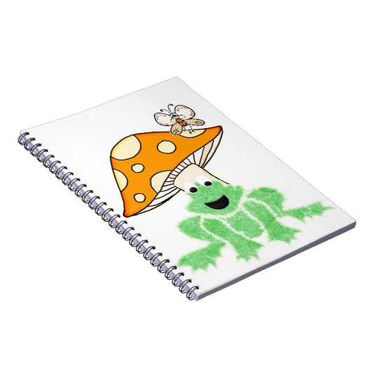 Froschschmuck-Schmetterling-Notebook Notizblock (Rechte Seite)