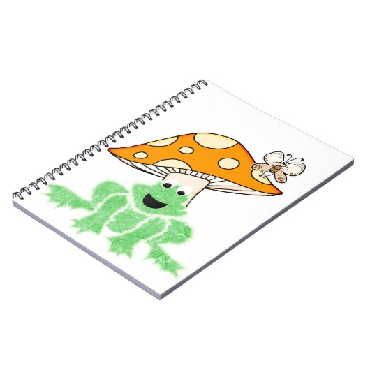 Froschschmuck-Schmetterling-Notebook Notizblock (Linke Seite)