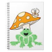 Froschschmuck-Schmetterling-Notebook Notizblock (Vorderseite)