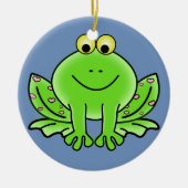 Froschschschmuck Keramik Ornament (Vorne)