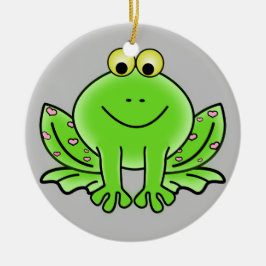 Froschschschmuck Keramik Ornament