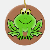 Froschschschmuck Keramik Ornament (Vorne)