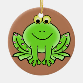 Froschschschmuck Keramik Ornament