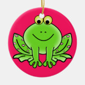Froschschschmuck Keramikornament (Vorne)