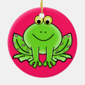 Froschschschmuck Keramikornament (Hinten)